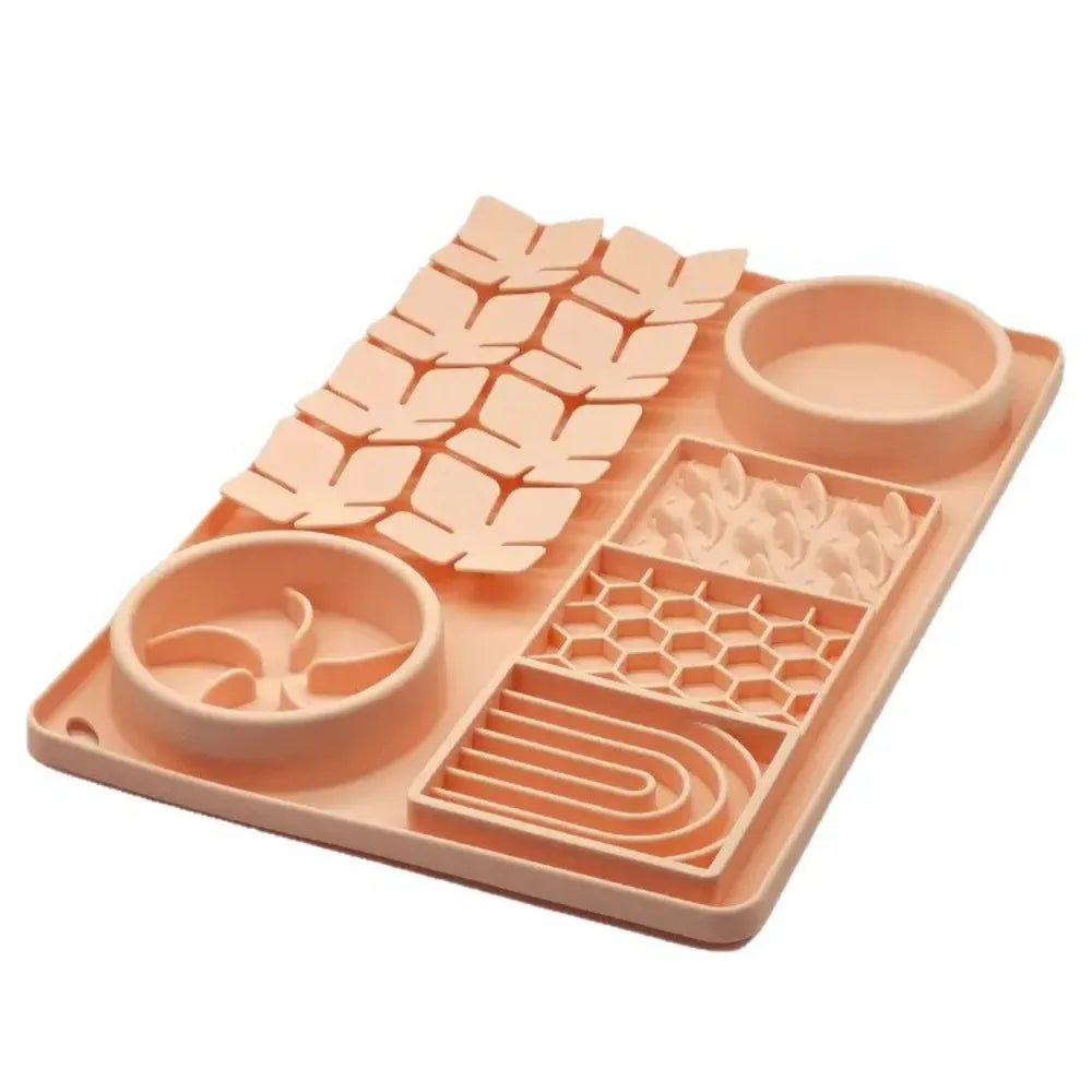 Aliexpress Food Grade Silicone Pet Slow Food Pad Suction Cup Anti-Choke Slow Food Bowl Multifunctional Pet Licking