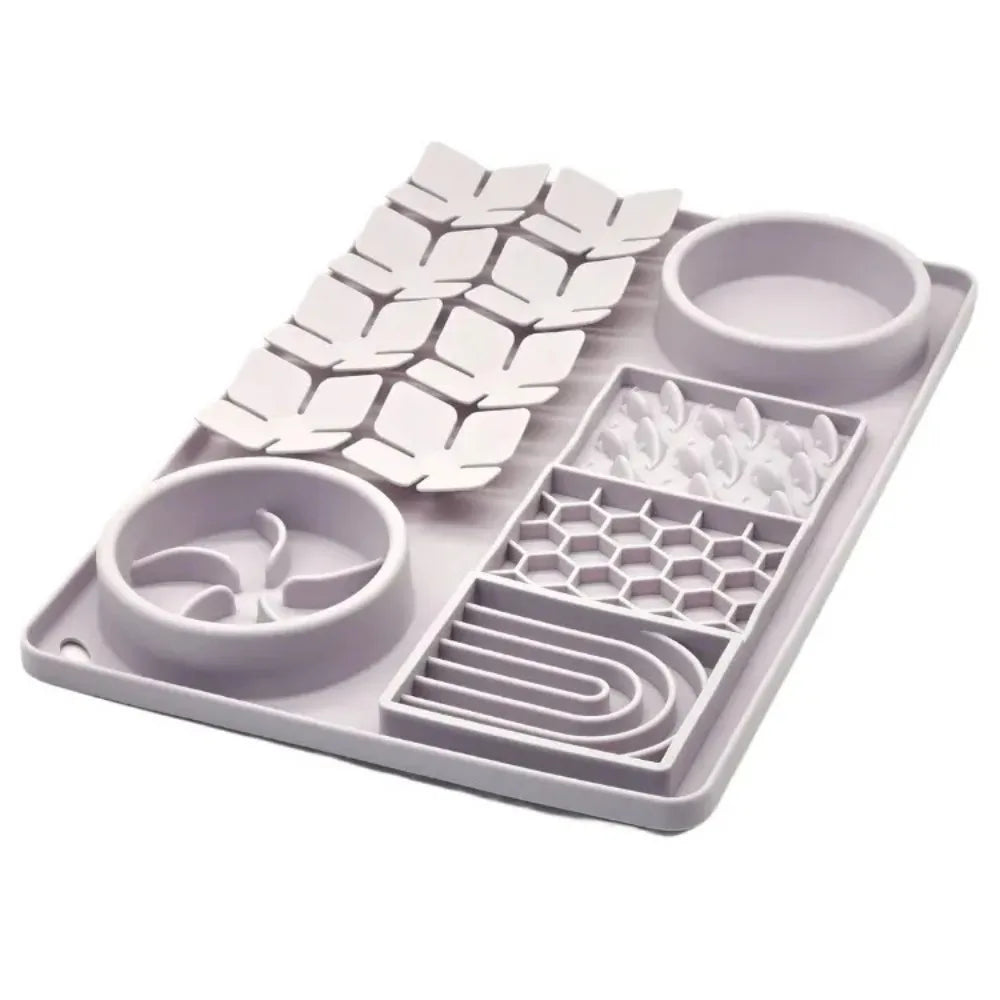 Aliexpress Food Grade Silicone Pet Slow Food Pad Suction Cup Anti-Choke Slow Food Bowl Multifunctional Pet Licking