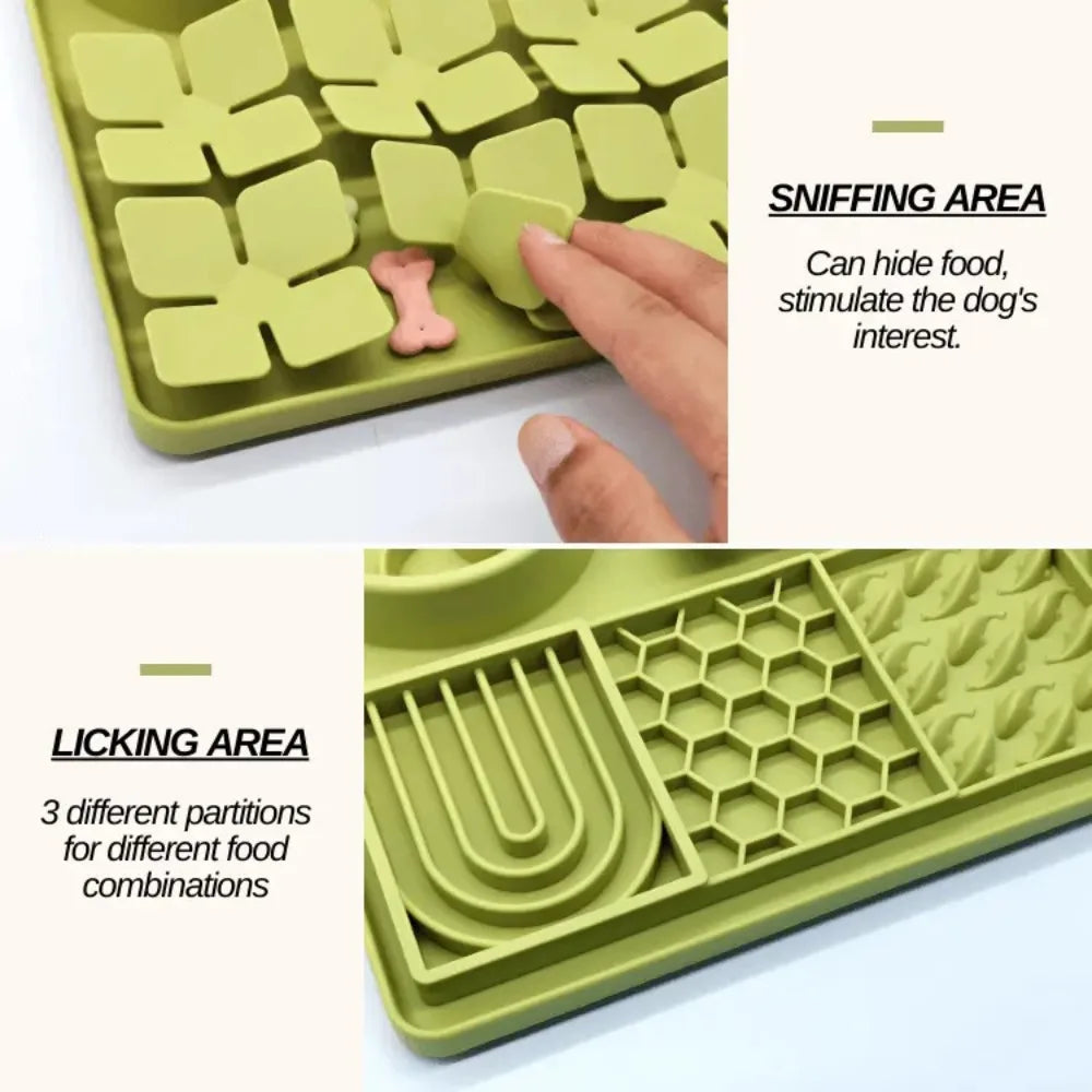 Aliexpress Food Grade Silicone Pet Slow Food Pad Suction Cup Anti-Choke Slow Food Bowl Multifunctional Pet Licking