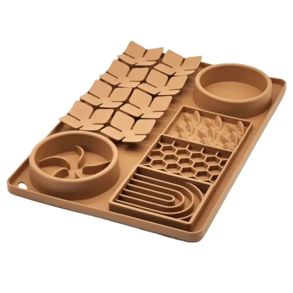 Aliexpress Food Grade Silicone Pet Slow Food Pad Suction Cup Anti-Choke Slow Food Bowl Multifunctional Pet Licking