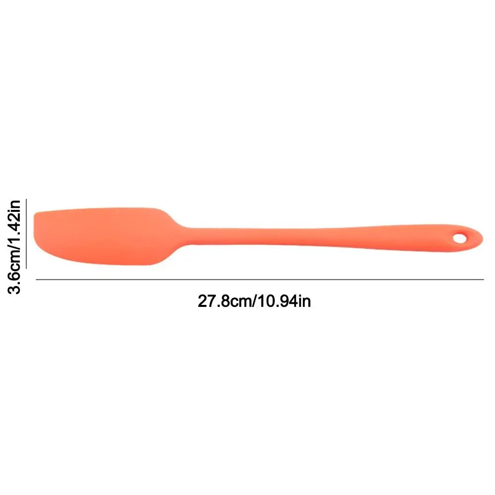 New Silicone Jam Spatula Extended Integrated Cream Spatula Non-Stick Heat Resistant Mixing Spoon Kitchen Baking Tool
