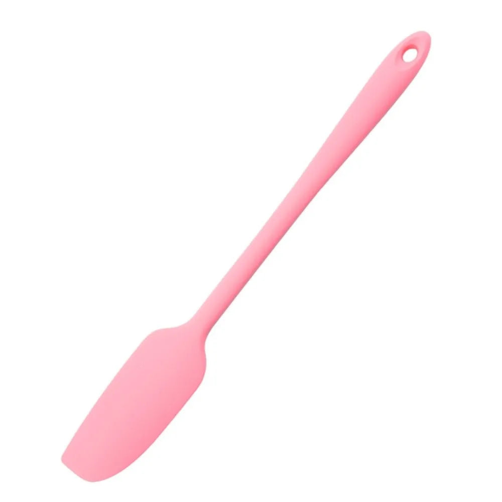 New Silicone Jam Spatula Extended Integrated Cream Spatula Non-Stick Heat Resistant Mixing Spoon Kitchen Baking Tool