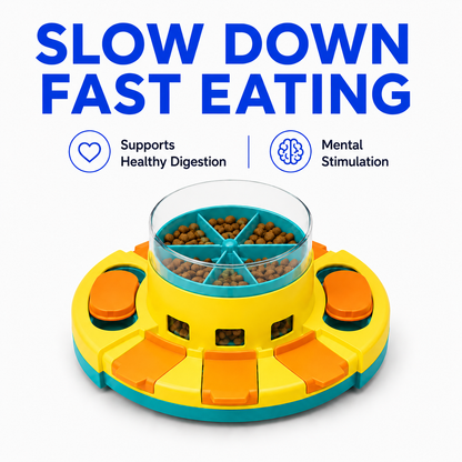 Big Brain™Interactive Dog Puzzle Toy – Brain Training Slow Feeder