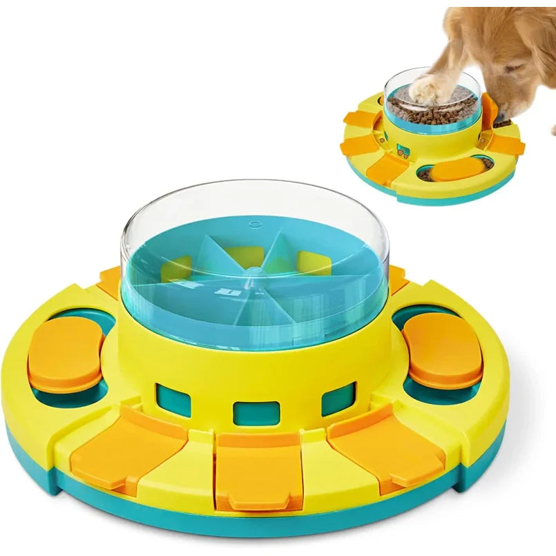 Potaroma Dog Puzzle Toy 2 Levels, Slow Feeder, Pup Food Treat Feeding Dispenser for IQ Training and Entertainment for All Breeds