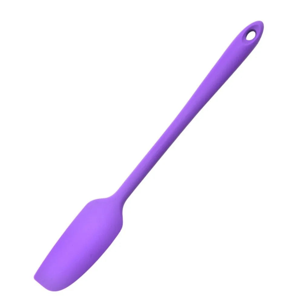 New Silicone Jam Spatula Extended Integrated Cream Spatula Non-Stick Heat Resistant Mixing Spoon Kitchen Baking Tool