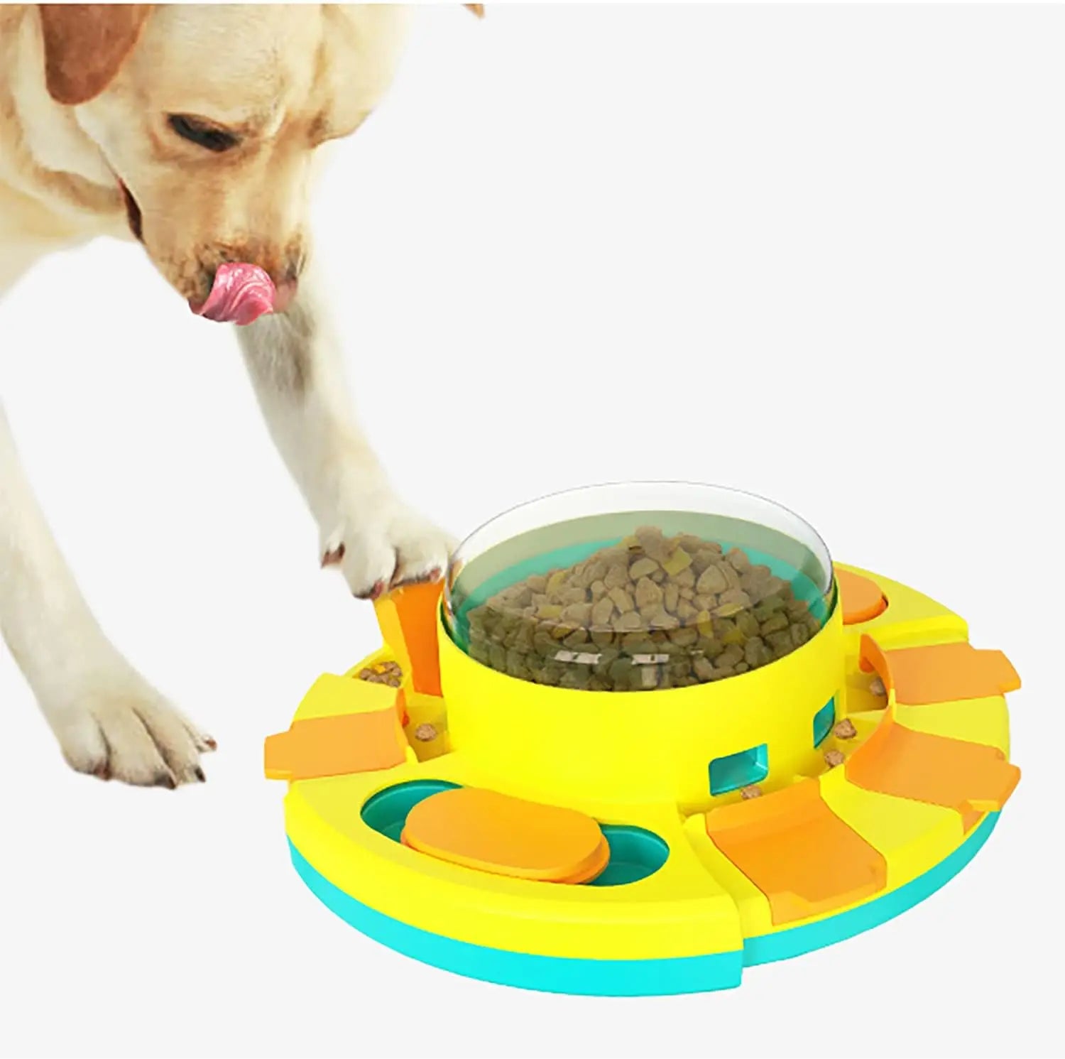 Interactive Dog Toys for Training Slow Eat Puzzle Toy Funny Feeding Dispenser Intelligence Toy Slow Feeder Aid Digestion