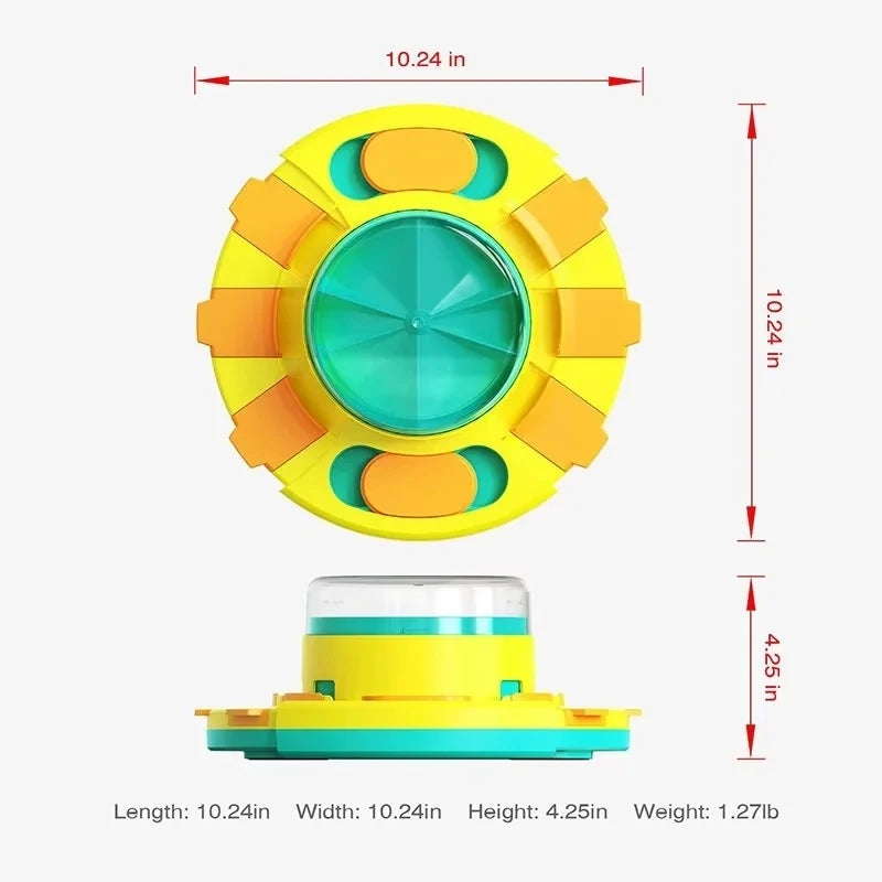Non Slip Interactive Dog Toy Slow Feeder Puzzle Bowl Pet Food Dispenser for Cats and Puppies Fun Mealtime Game and Training